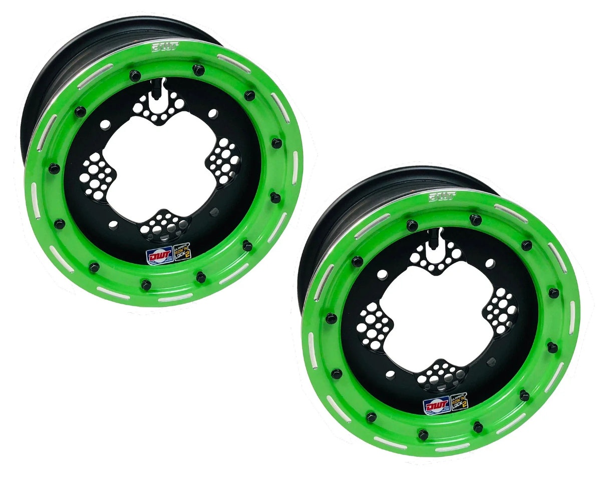 DWT ROK'N LOCK Front Beadlock Rims for Predator 500 (10", 10x5, 4/156)