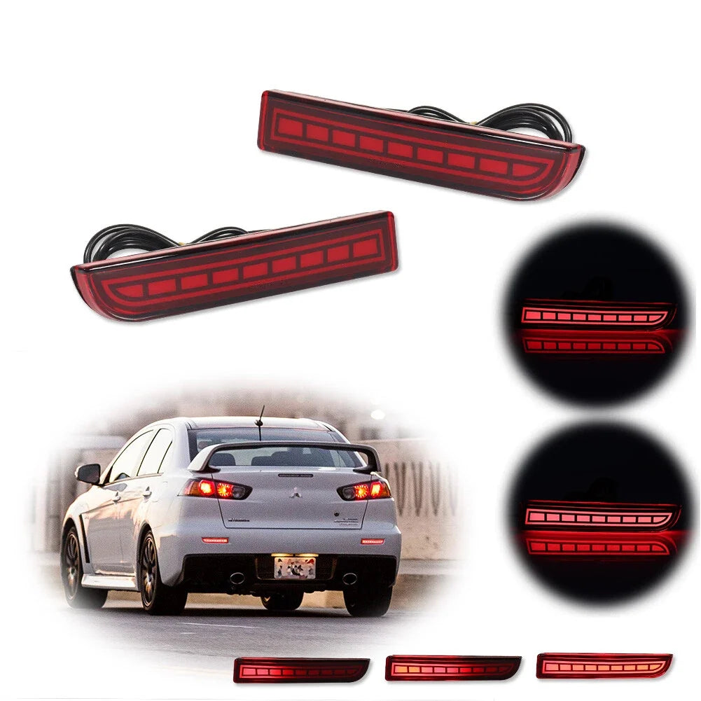 LED Tail Brake Sequential Signal Lights for Mitsubishi Lancer Evo & Outlander