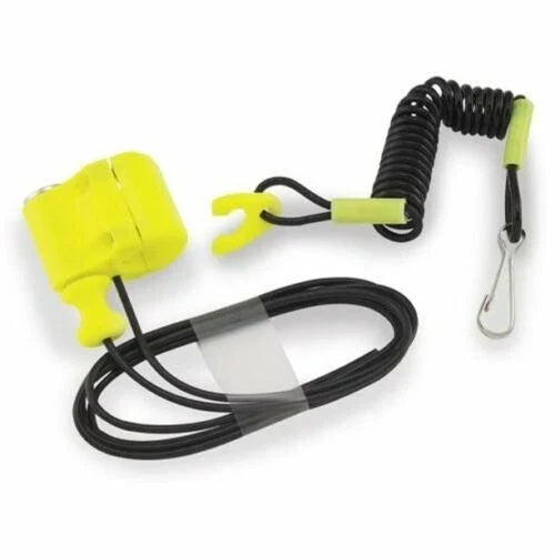 Pro Design Yellow Kill Switch Tether for Polaris Honda Suzuki Yamaha (Universal)