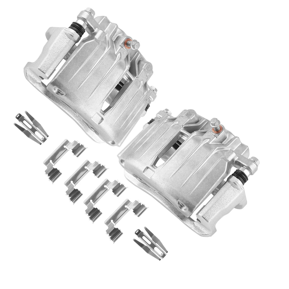 Rear Left & Right Brake Calipers w/Bracket for 2007-2014 Silverado 1500