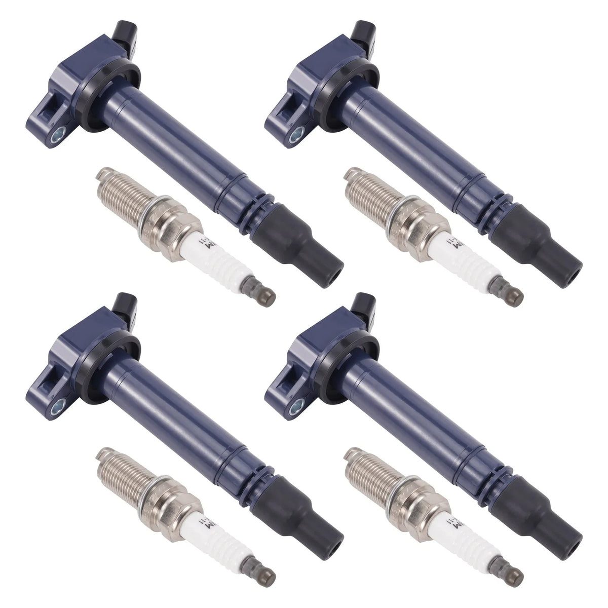 4 Ignition Coils + Spark Plugs for Toyota 4Runner, Camry, FJ