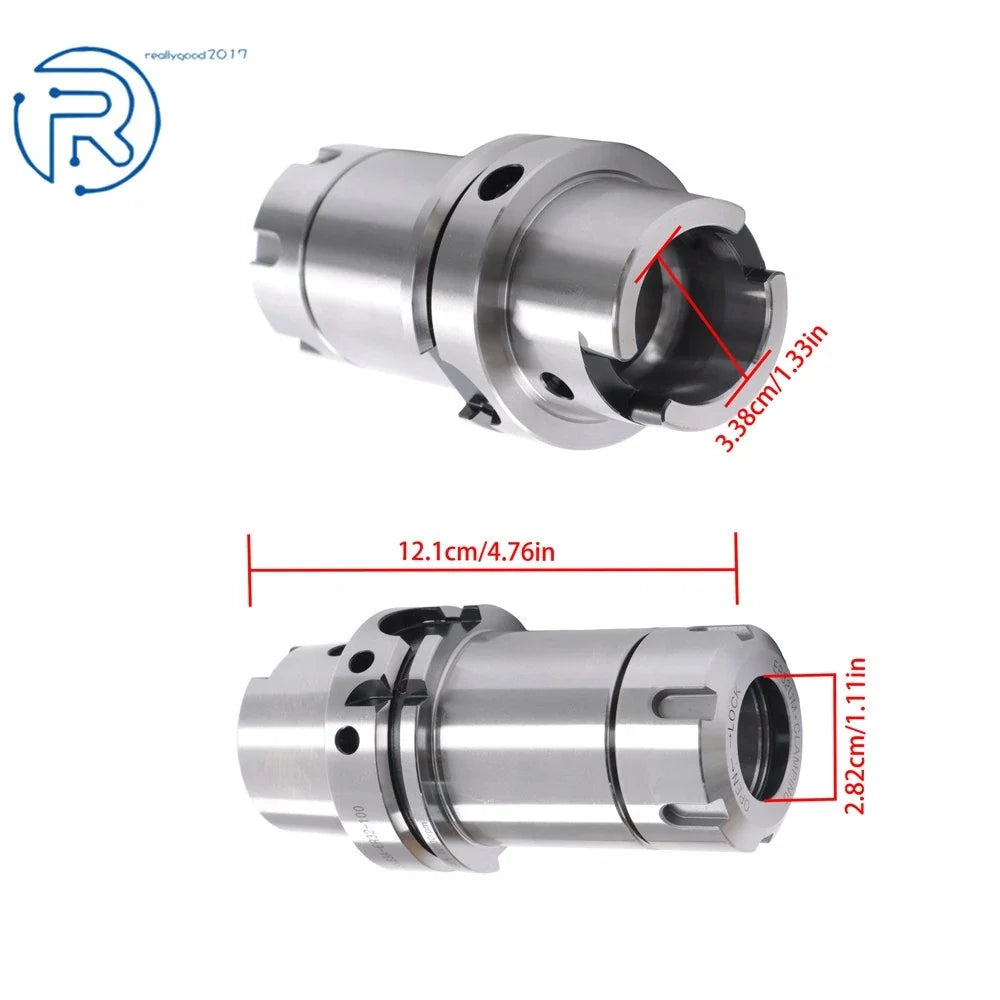 Collet Chuck Tool Holder HSK63A ER32-100 for Lathe (G2.5 30000 RPM)