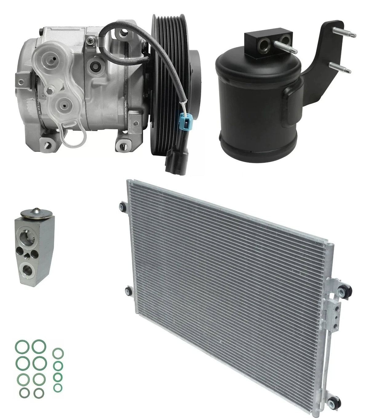AC Compressor Kit With Condenser for Freightliner Cascadia (2015–2015)