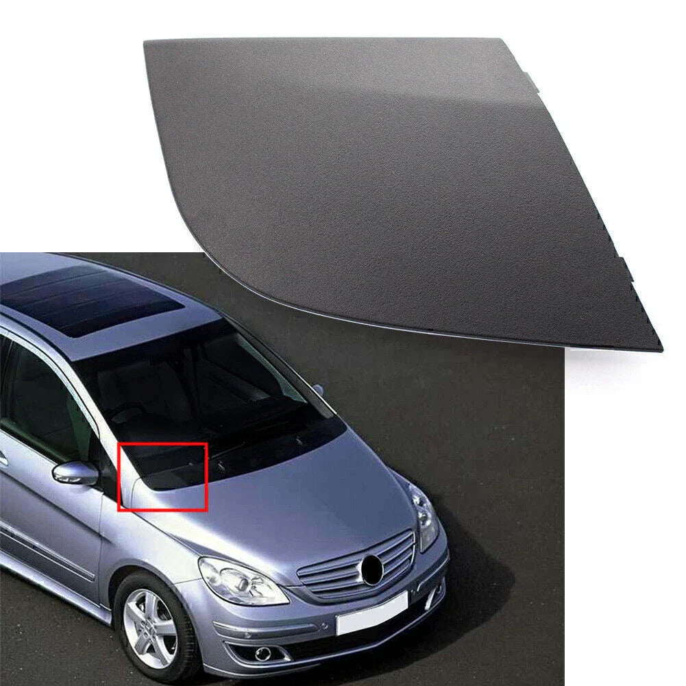 Water Drain Cover Front Right Black ABS for Mercedes Benz B-Class 2005-2012