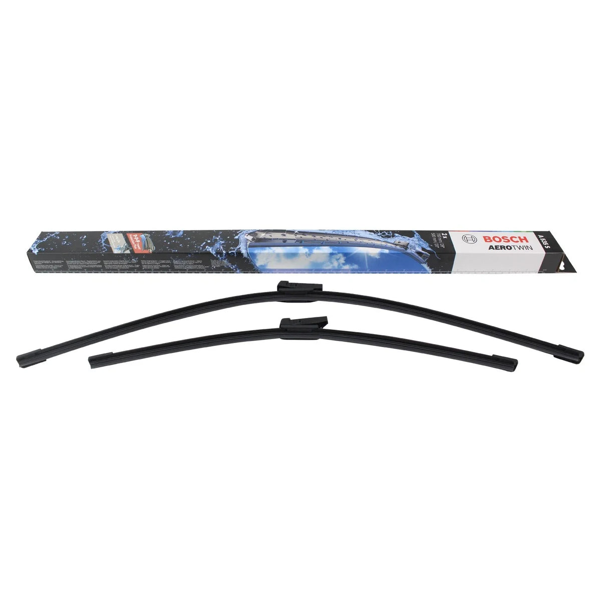Front Wiper Blade Set of 2 by Bosch for Audi Q7 (2007–2015) 3397014535