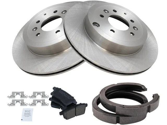 Rear Brake Pad Rotor and Parking Brake Kit for Mazda CX-9 (2007–2012) VK886FB