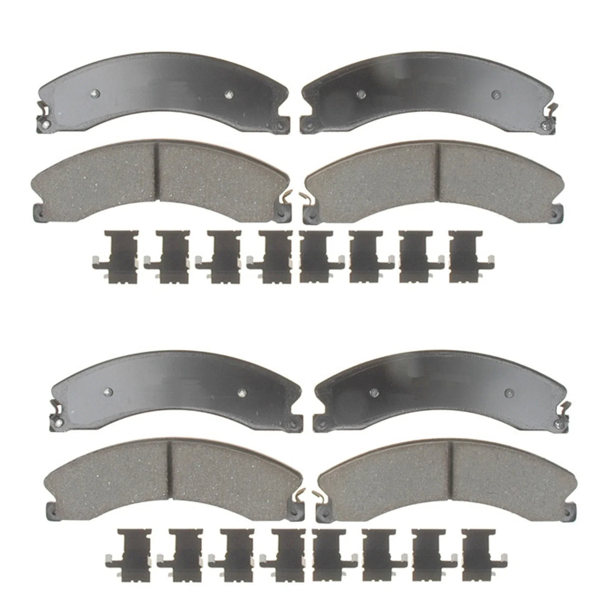 Set of 4 Brake Pads for GMC Sierra 3500 HD (2015) - ACDelco Professional