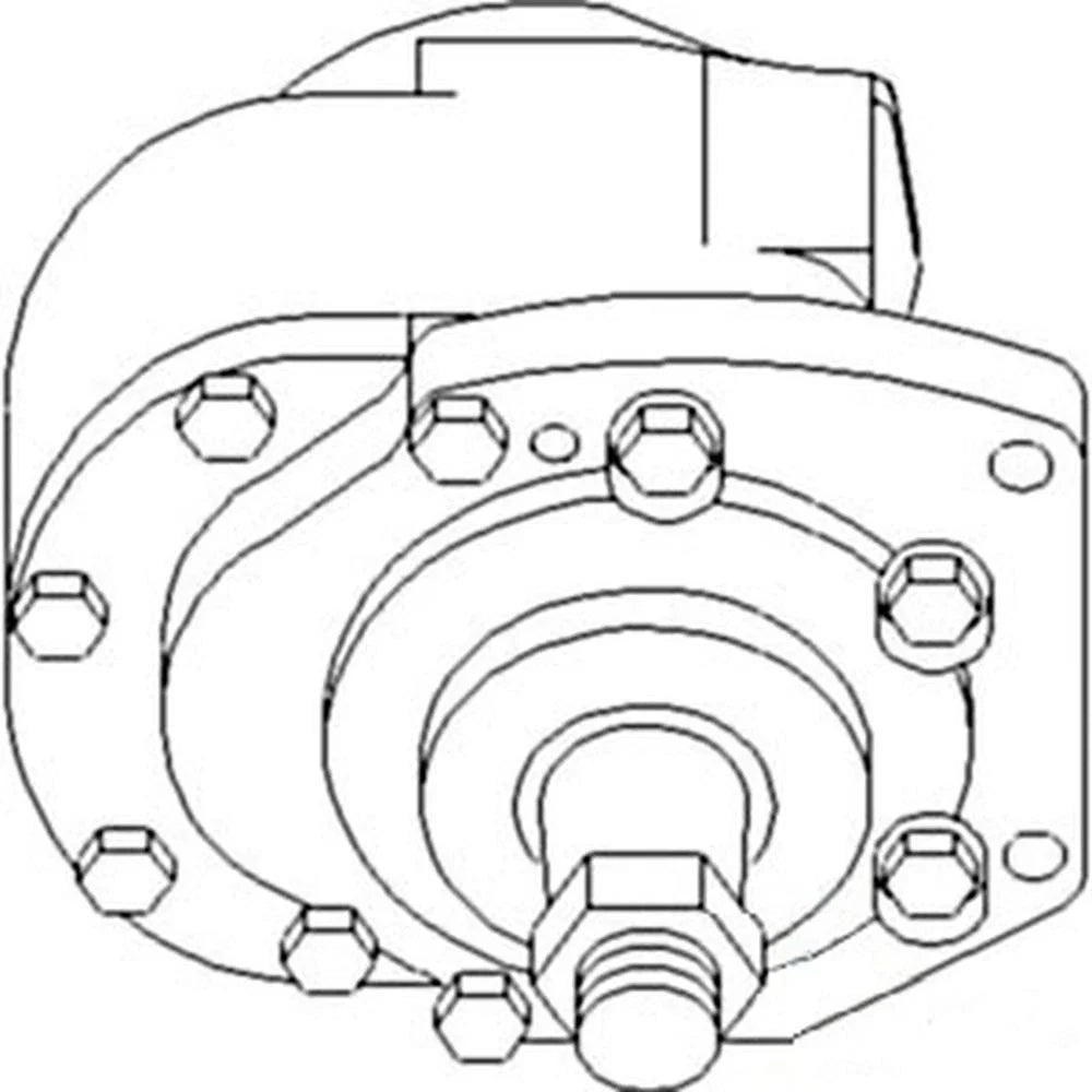 Main Hydraulic Gear Pump for HYP-C-128191-PC (128191C91)