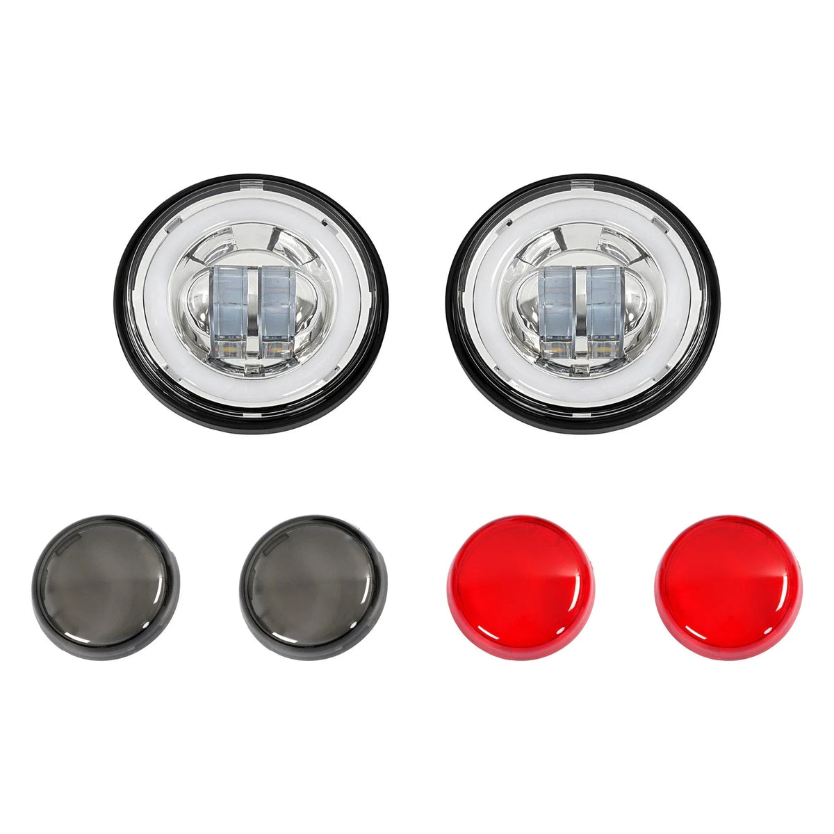 LED Fog Light 4.5" for Harley Street Glide Road King (1994–Present)