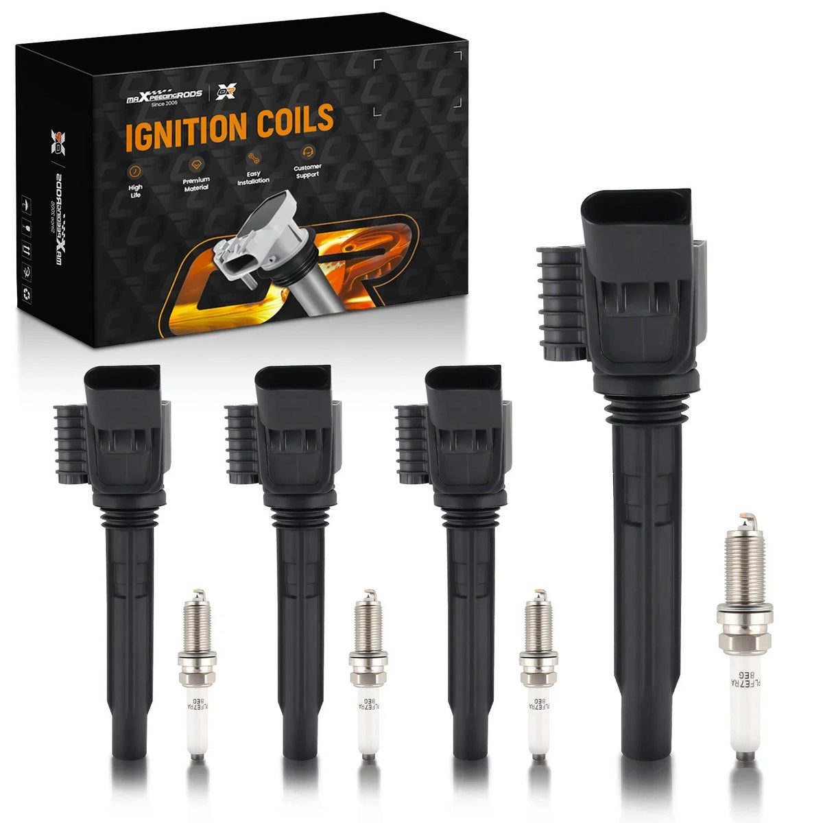 4PCS Ignition Coils for VW Golf GTI 2.0L (2015–2018)