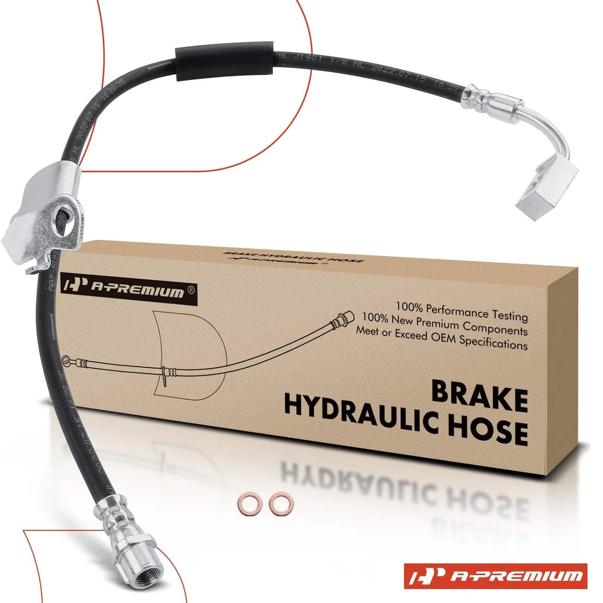 Front Right Brake Hydraulic Hose for Buick Regal (2012–2013)
