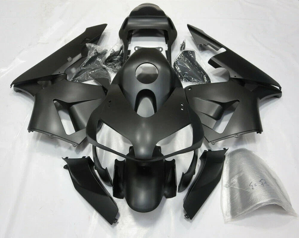 Matte Black Fairing Kit for Honda CBR600RR (2003–2004)
