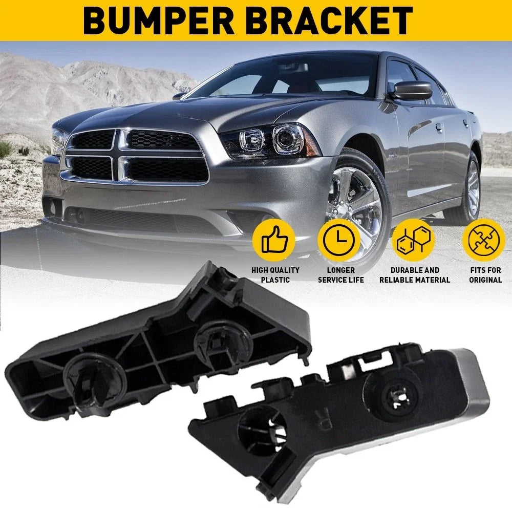 Set of 2 Bumper Bracket Side Steel for Dodge Charger (2011–2014)