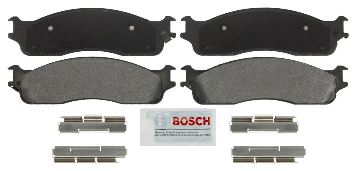 Bosch Front Severe Duty Semi-Metallic Brake Pads w/ Hardware for