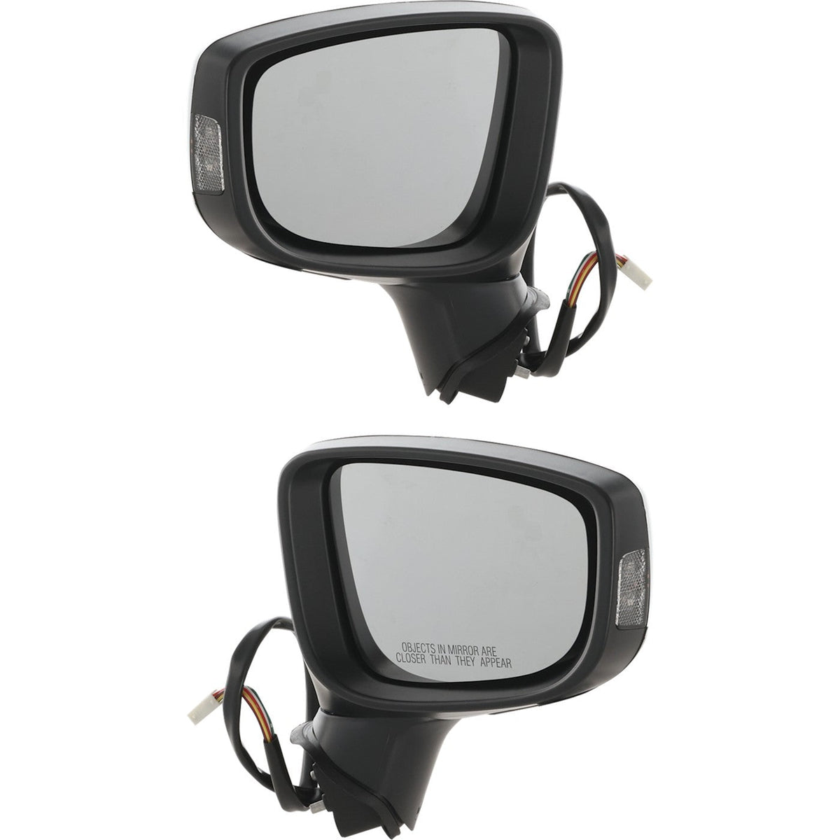 Power Turn Signal Mirrors - 2-Piece Set for Mazda 3 (2014–2016)