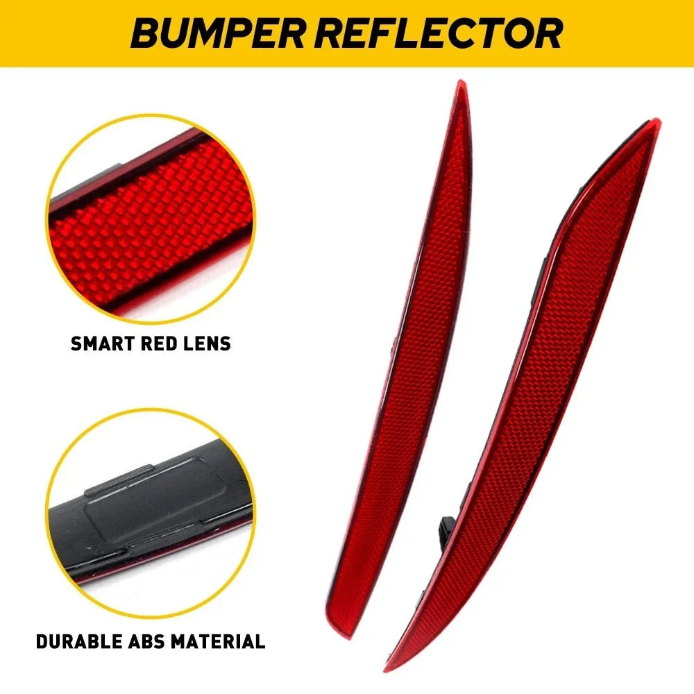 Tail Light Reflector Pair for Tesla Model Y (2020-2022) Rear Bumper
