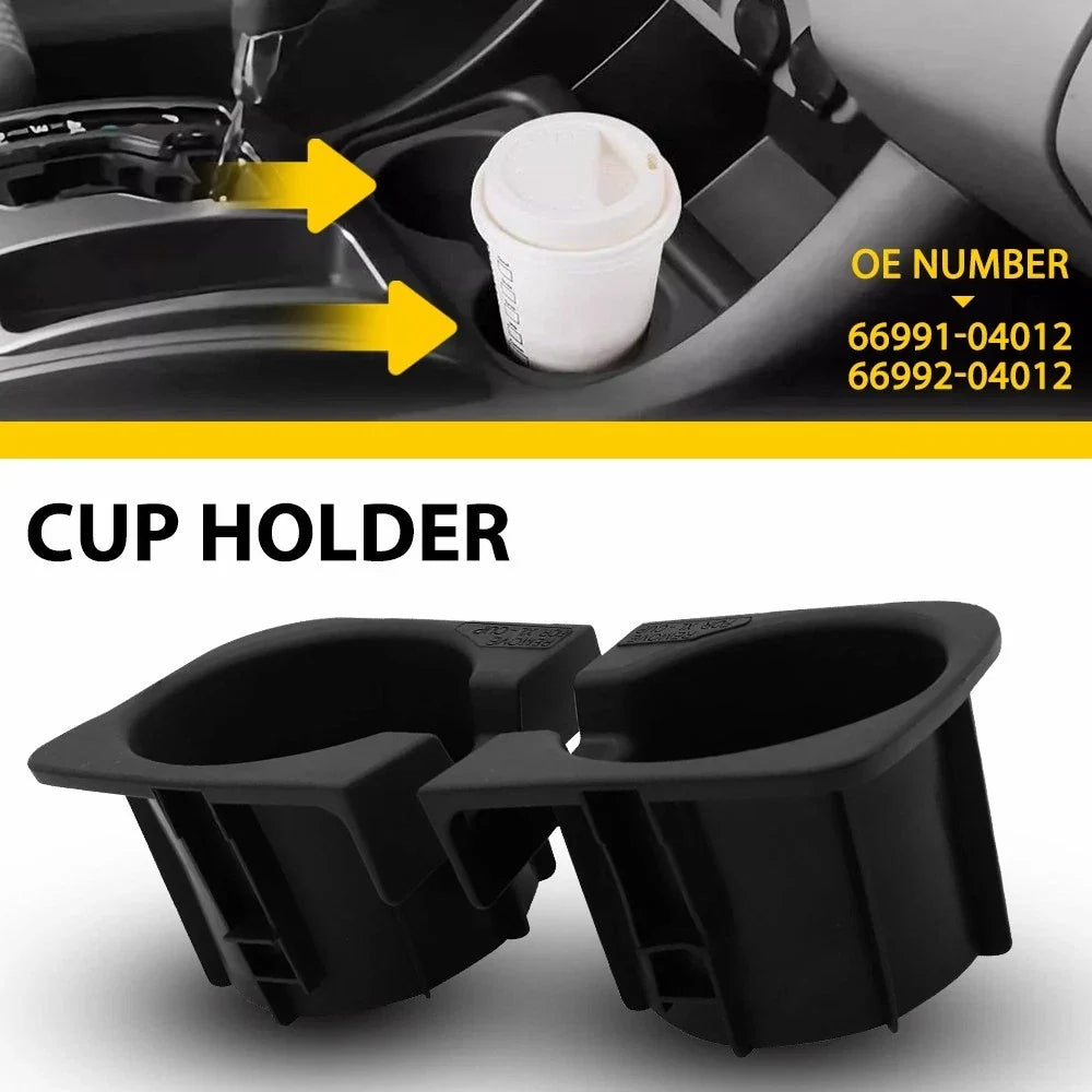 Cup Holder Inserts for Toyota Tacoma 2005 to 2017