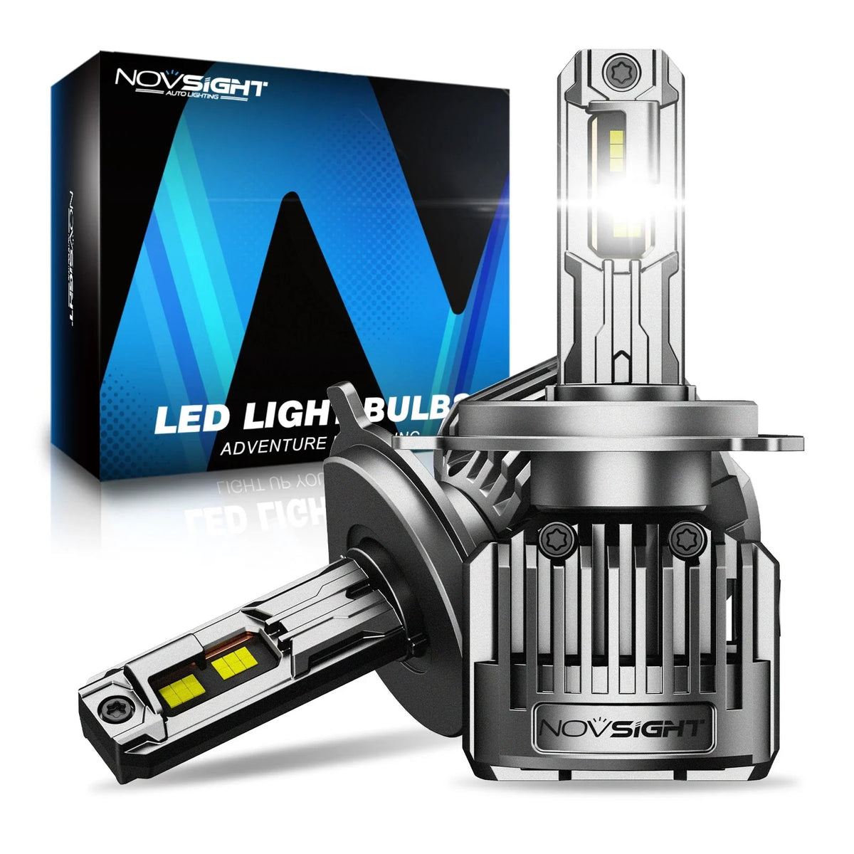 LED Headlight Bulbs 9003 H4 - 2X 36000LM Bright White