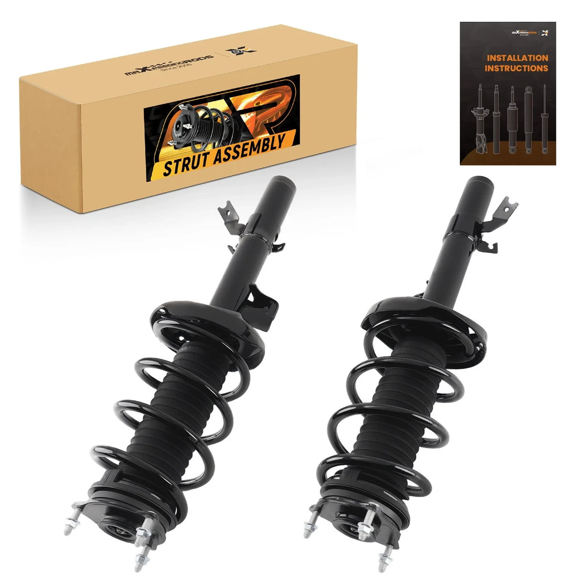 Coil Spring Assembly Set of 2 Front Struts for Honda Pilot 2016-2022