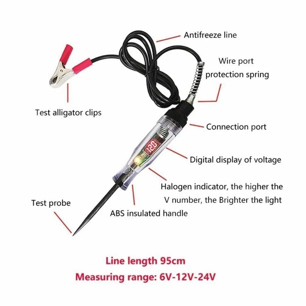 LED Car Circuit Tester for Electrical Maintenance