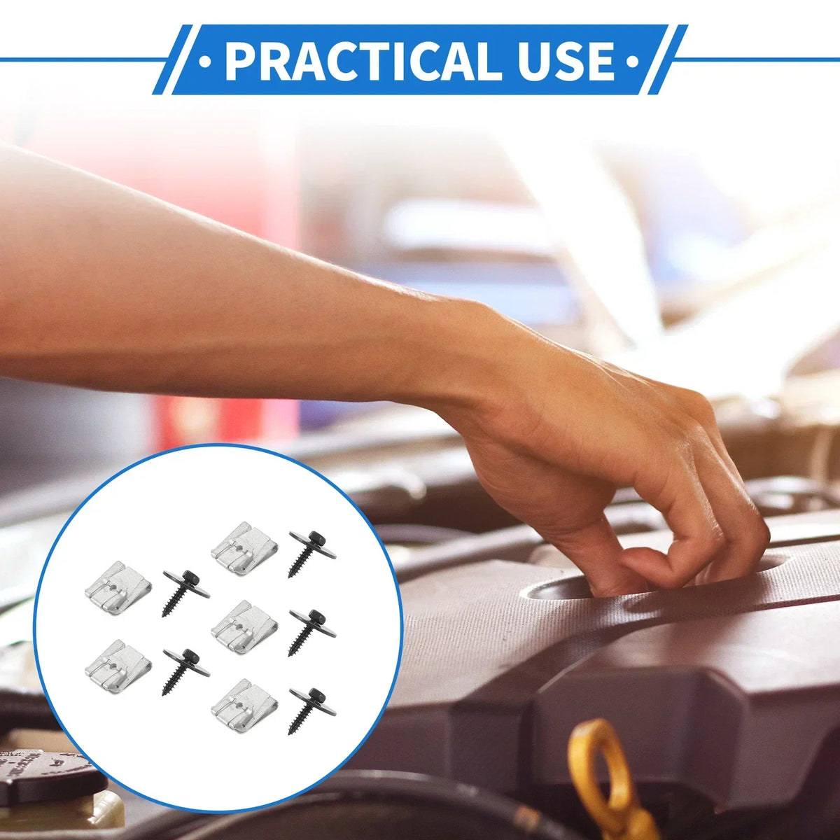 Splash Shield Screws for Fender Liner on Mercedes-Benz 500 SEC