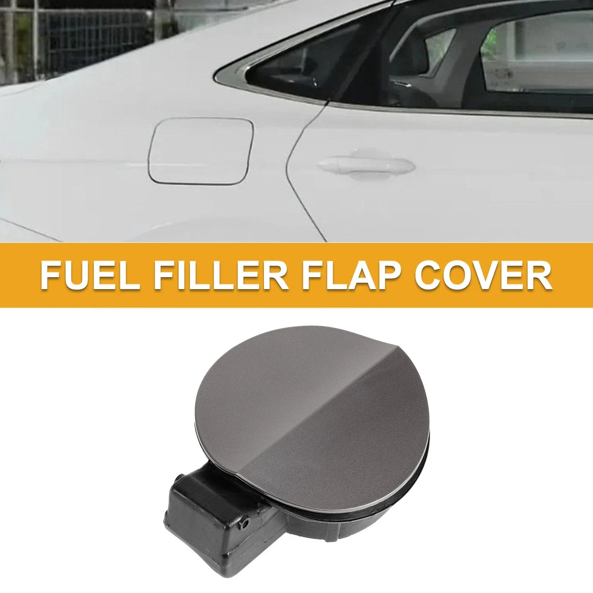 Fuel Tank Door Cap for Volkswagen CC (2006–2012) Dark Gold Tone