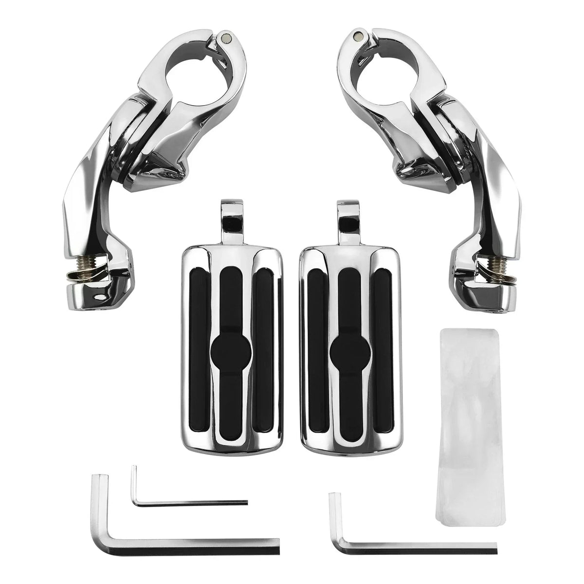 1-1/4" Motorcycle Footpegs for Harley Touring Engine Guard