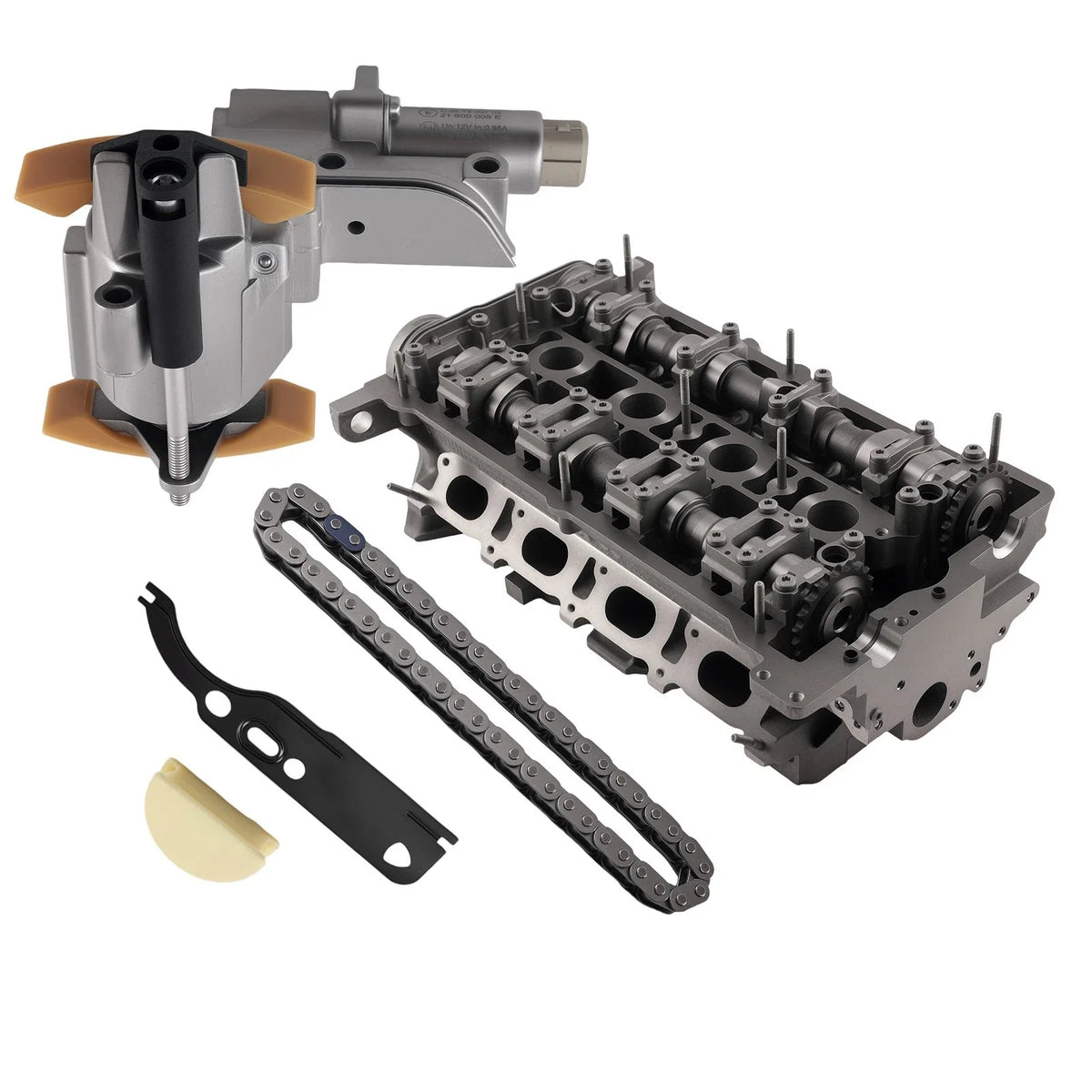 Cylinder Head + Timing Chain Tensioner Kit for Audi A4 VW Passat 1997-2005