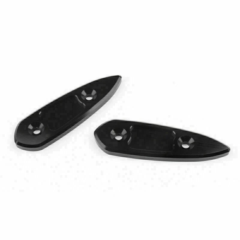 CNC Mirror Hole Cap Covers for Yamaha YZF R3 R25 (2013–2016) Black