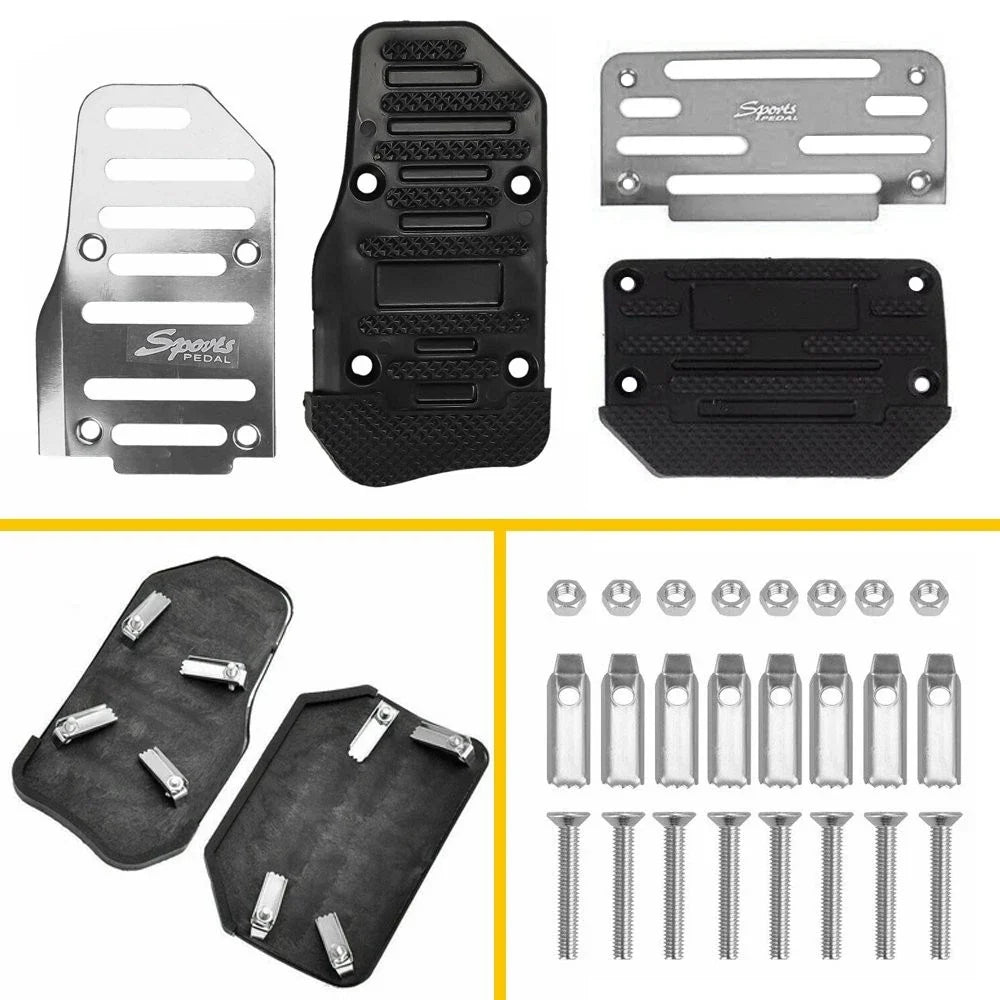 2X Non Slip Automatic Brake Gas Foot Pedal Pad Cover Universal Accessory