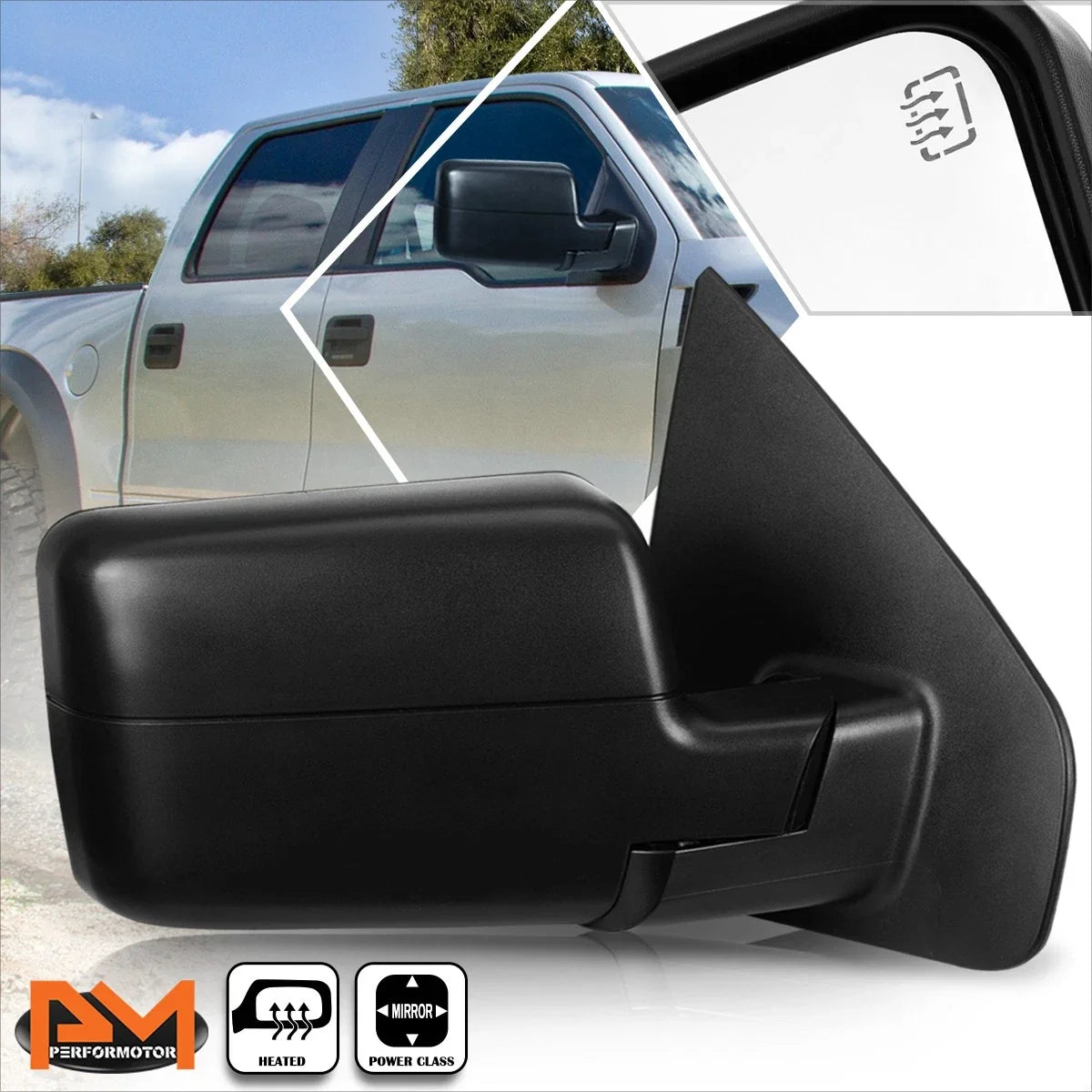 Right Side View Mirror - Powered Heated for Ford F150 2004 to 2014