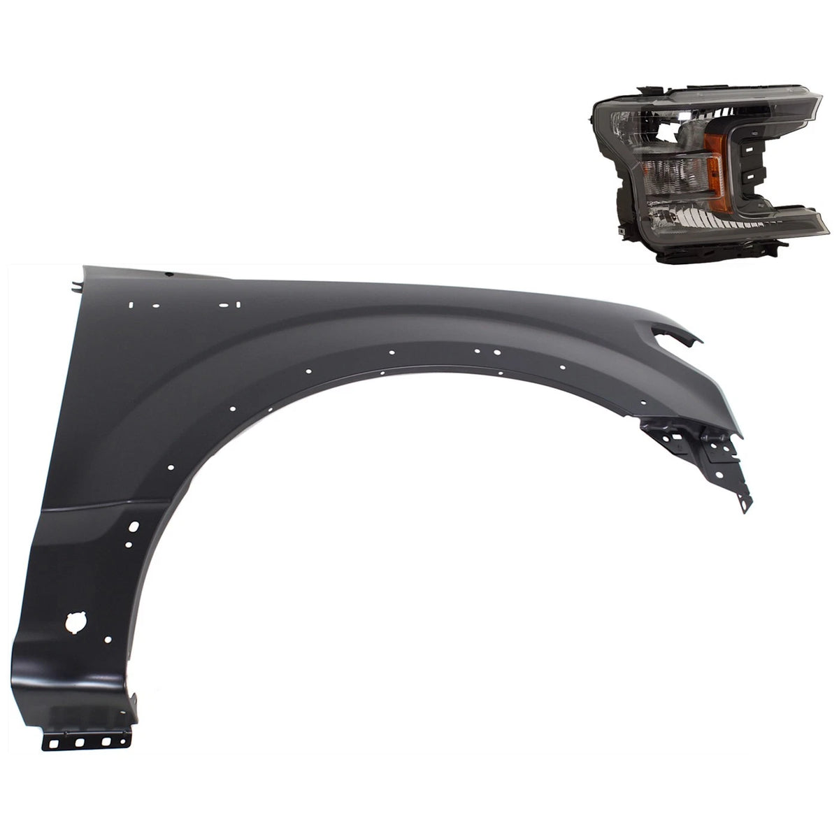 Headlight Passenger Right Side for Ford F-150 (2018–2020)