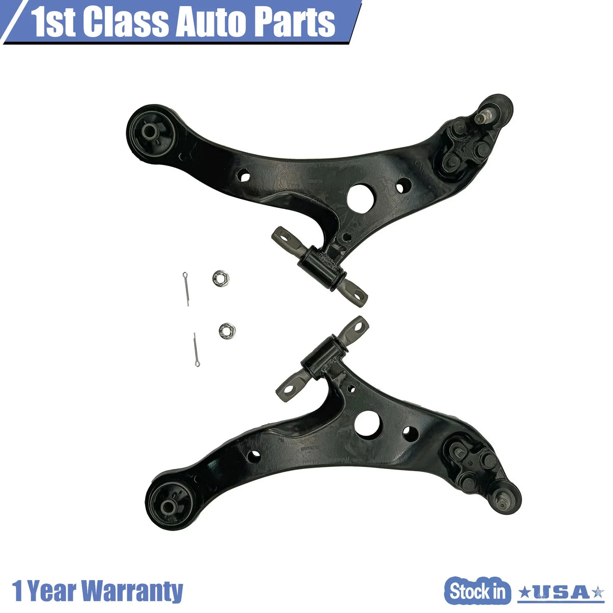 2X Front Lower Control Arms w/ Ball Joints for Lexus ES350 (2005–2019)