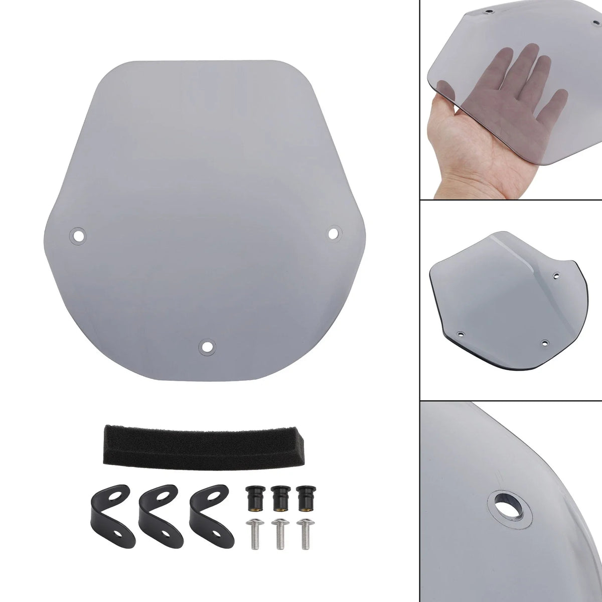 Windshield with Bracket for GSX-8S 2023-2024 Gray