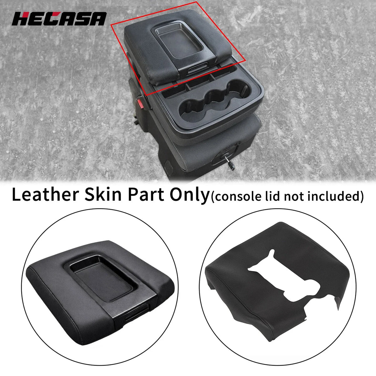 Console Lid Armrest Cover (2014-2018) for Chevrolet Silverado/Sierra