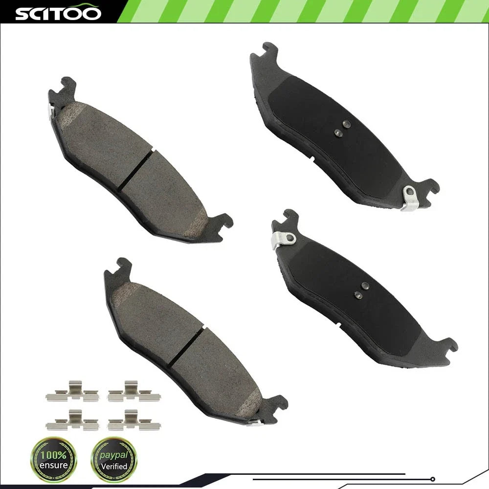 Rear Ceramic Brake Pads for 2004-2006 Dodge Durango D898-7775