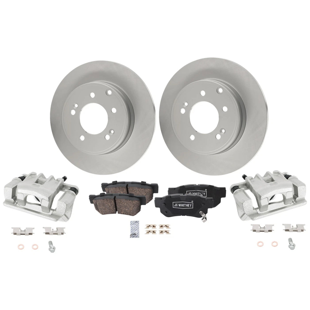 2X Rear Brake Kit with Calipers for Hyundai Sonata (2006)