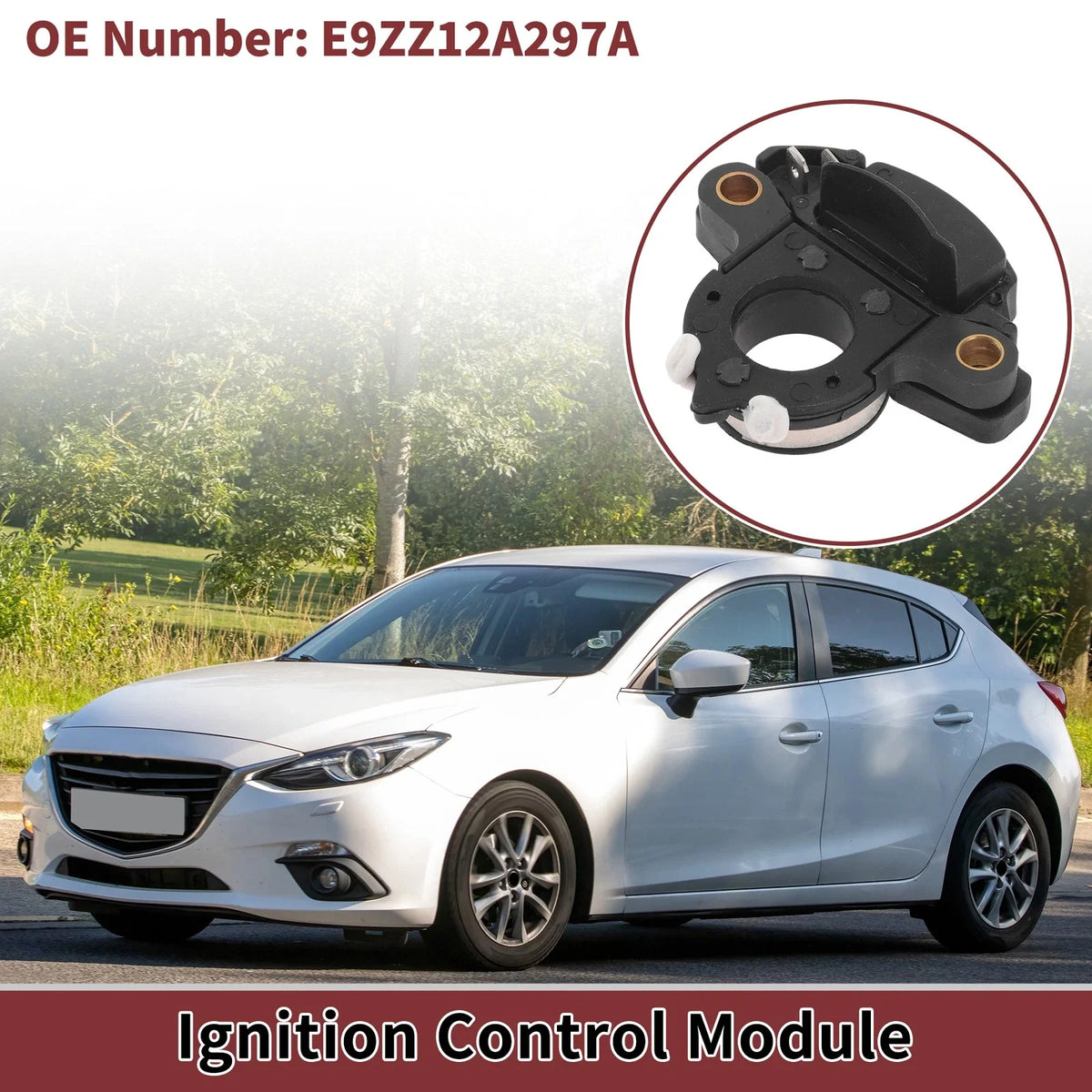 1 Pc Ignition Control Module No.E9ZZ12A297 for Mazda 929 (1983–1987)