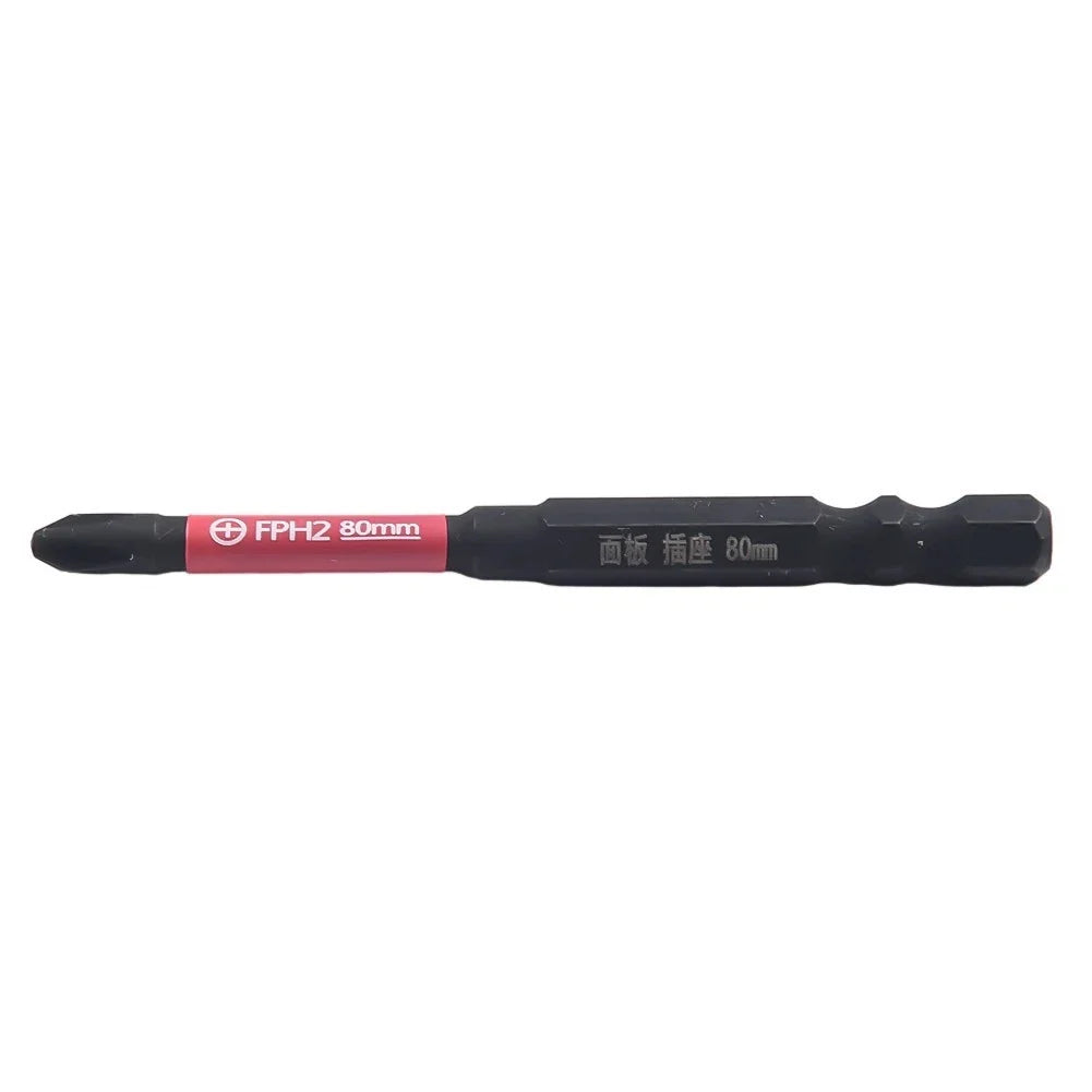 Set of 4 Precision Alloy Steel Cross Screwdriver Bits with Magnetism
