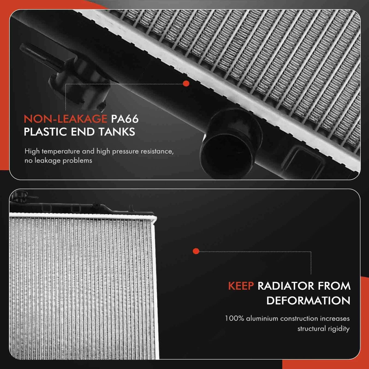 Cooling Radiator for Nissan X-Trail/Rogue 2008–2015 L4 2.5L