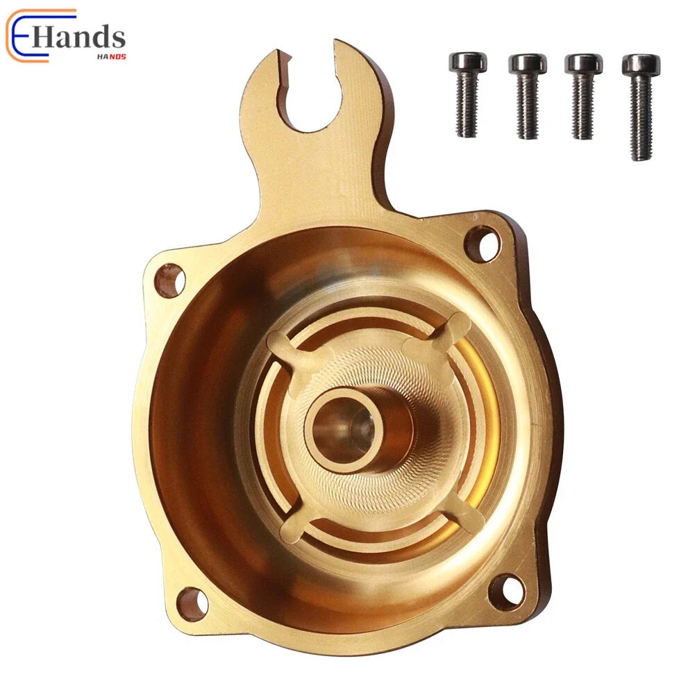 CV40 Carburetor Top Cover - Yellow Finish for Harley FXR Dyna Softail