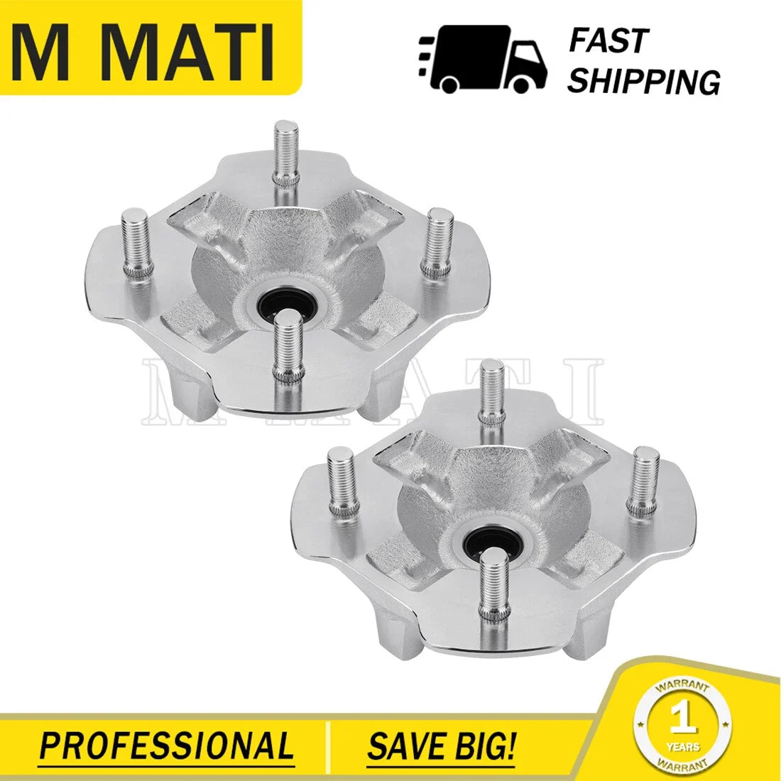 Front Wheel Hubs (2X) for Rubicon 500 TRX500FA/FGA/FPA 2005-2014