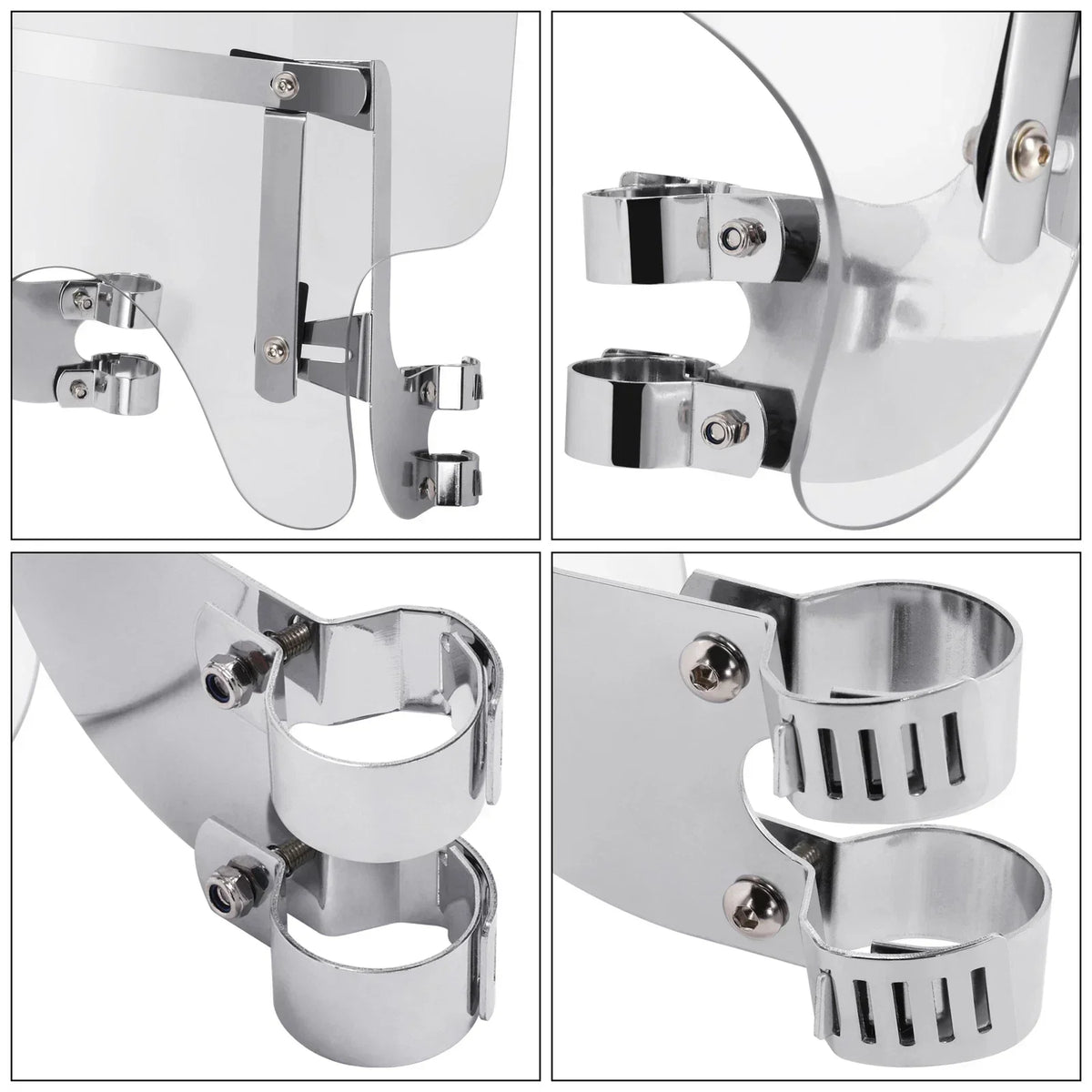 39mm Clamps for Windshield Windscreen on Harley XL883 Dyna 1200