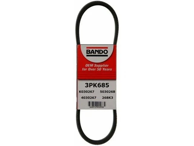 Water Pump Accessory Drive Belt for Mazda MPV (2000–2002) GQ581FN