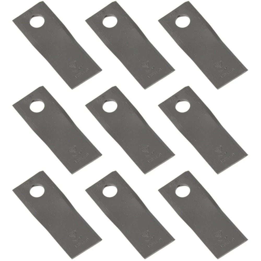 Pack of 25 Left Hand Disc Mower Blades for Multiple Models
