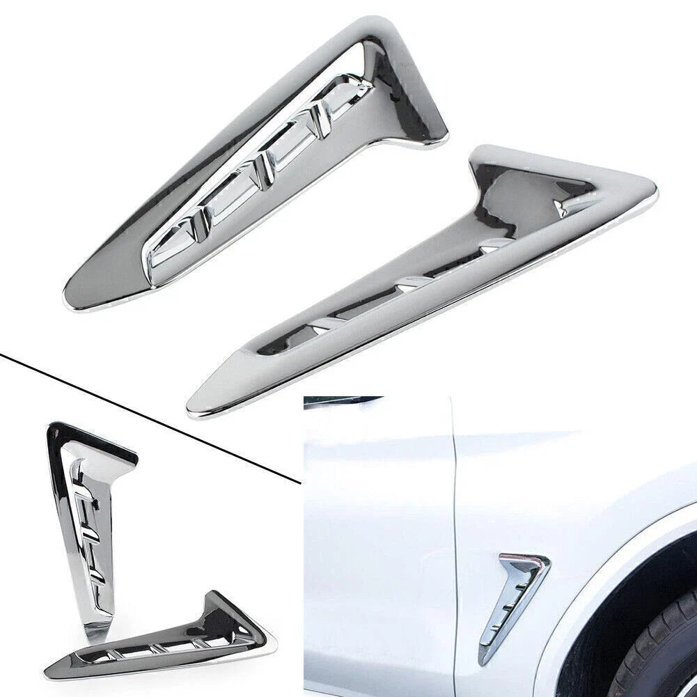 2X Exterior Side Air Vent Cover Moulding Trim for BMW X3 G01 (2018–2021)