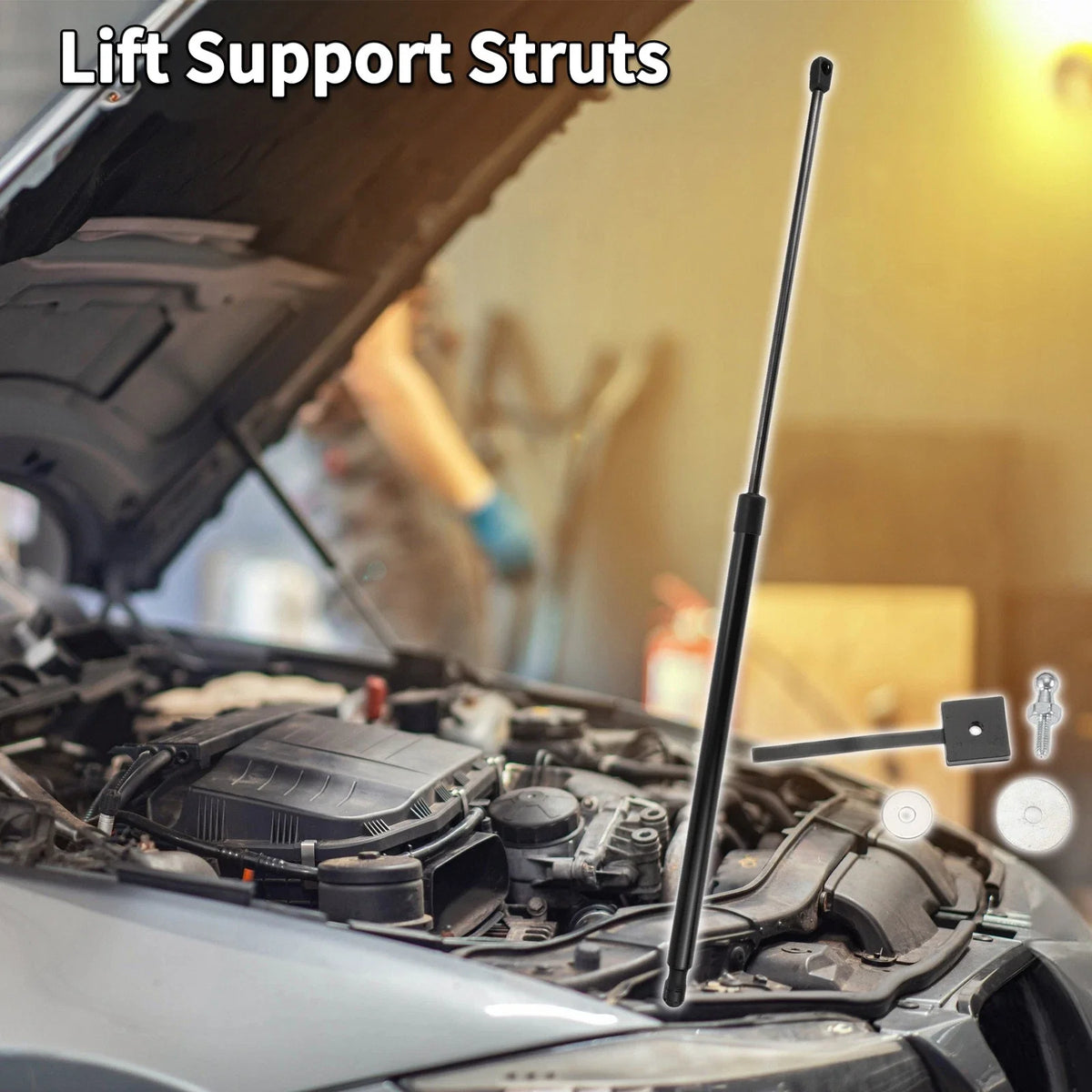 Front Hood Lift Supports Struts Gas Spring for Volkswagen Golf 8 (2020–2023)