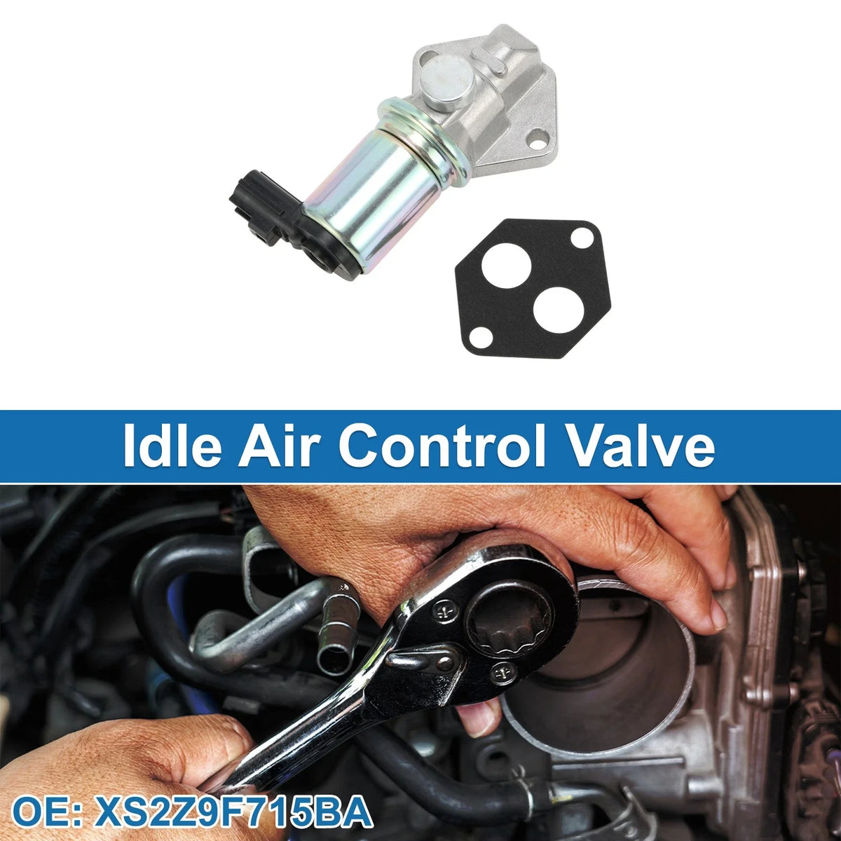 Idle Air Control Valve for Ford Escort (1990–1996) No.XS2Z9F715BA
