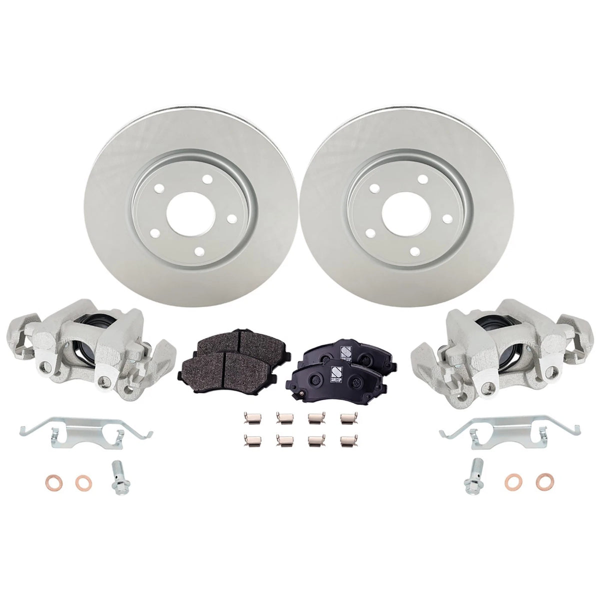 Front Brake Disc Rotors and Pads Kit for Dodge Journey (2012)