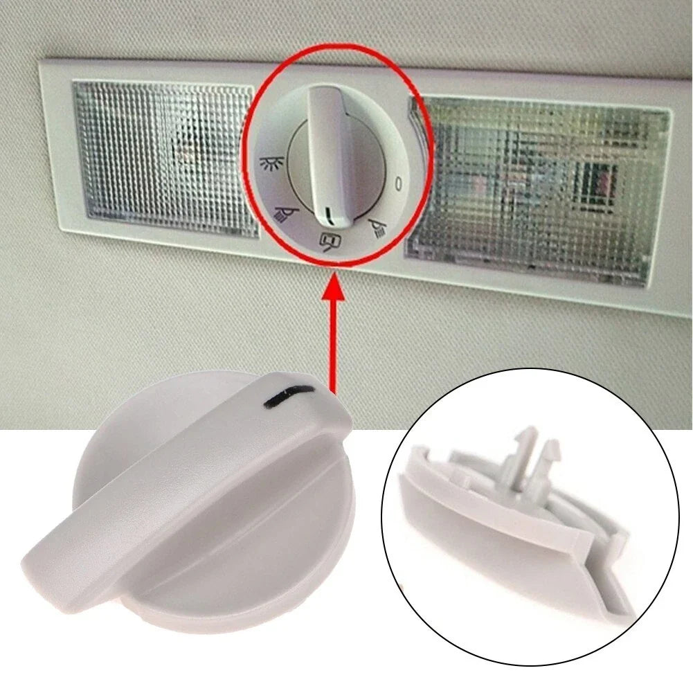 Rear Roof Reading Light Switch for Skoda (Beige Gray)